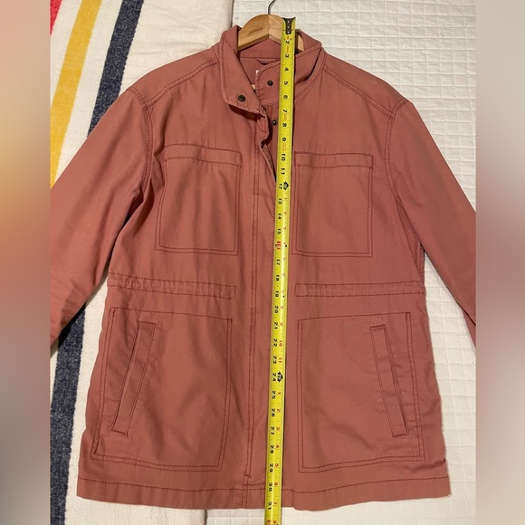 Old Navy Terracotta Coloured Military-Style Cargo Jacket - Picture 5 of 9